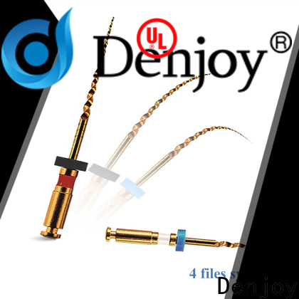 Denjoy gold rotary instruments factory for dentist clinic