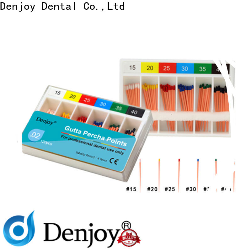 Denjoy percha dental gutta percha Suppliers for dentist clinic
