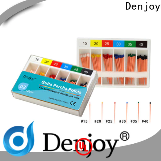 Denjoy filling Gutta percha point manufacturers for dentist clinic