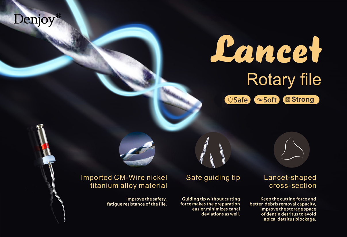 New Lancet NiTi Rotary File Denjoy